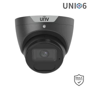 UNV 6Mp Turret fixed camera black