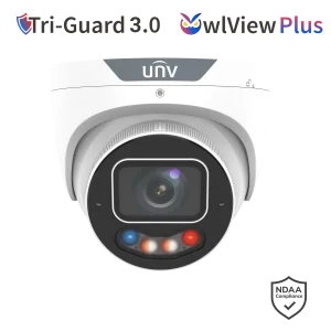 UNV 6Mp Tri-Guard Owlview+ VF Turret camera