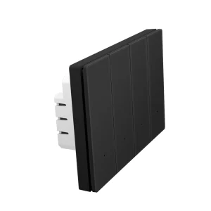 Alternative view of Akubela 4 Gang Black Smart Switch