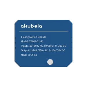 Akubela 1 gang Zigbee switch module