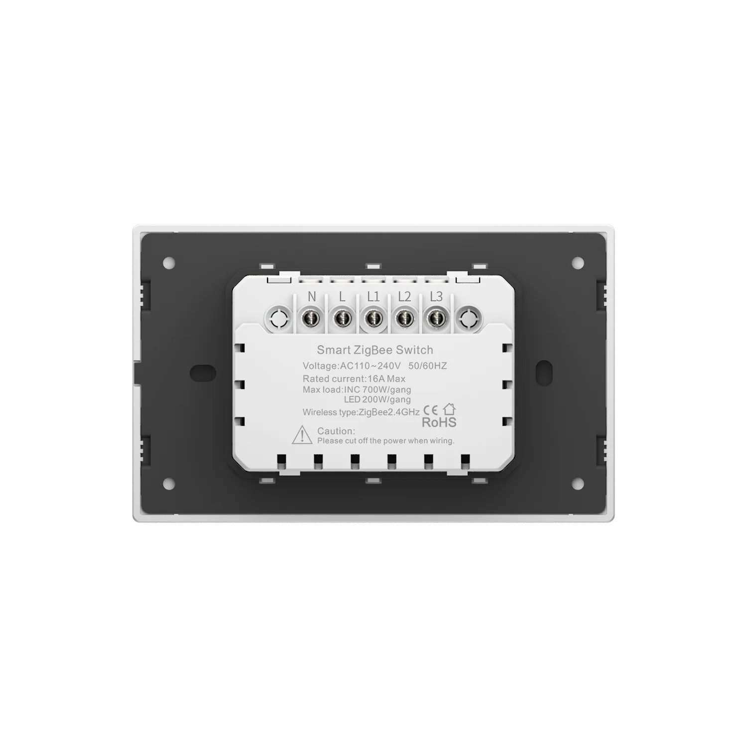 Akubela 3 Gang White Smart Switch - Image 4