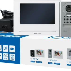 Aiphone 1to1 Wifi Kit Surface Vandal Qty1 JODV Surface Vandal Camera Dr Stn Qty1 JO1MDW Handsfree 7" Wifi Monitor Qty1