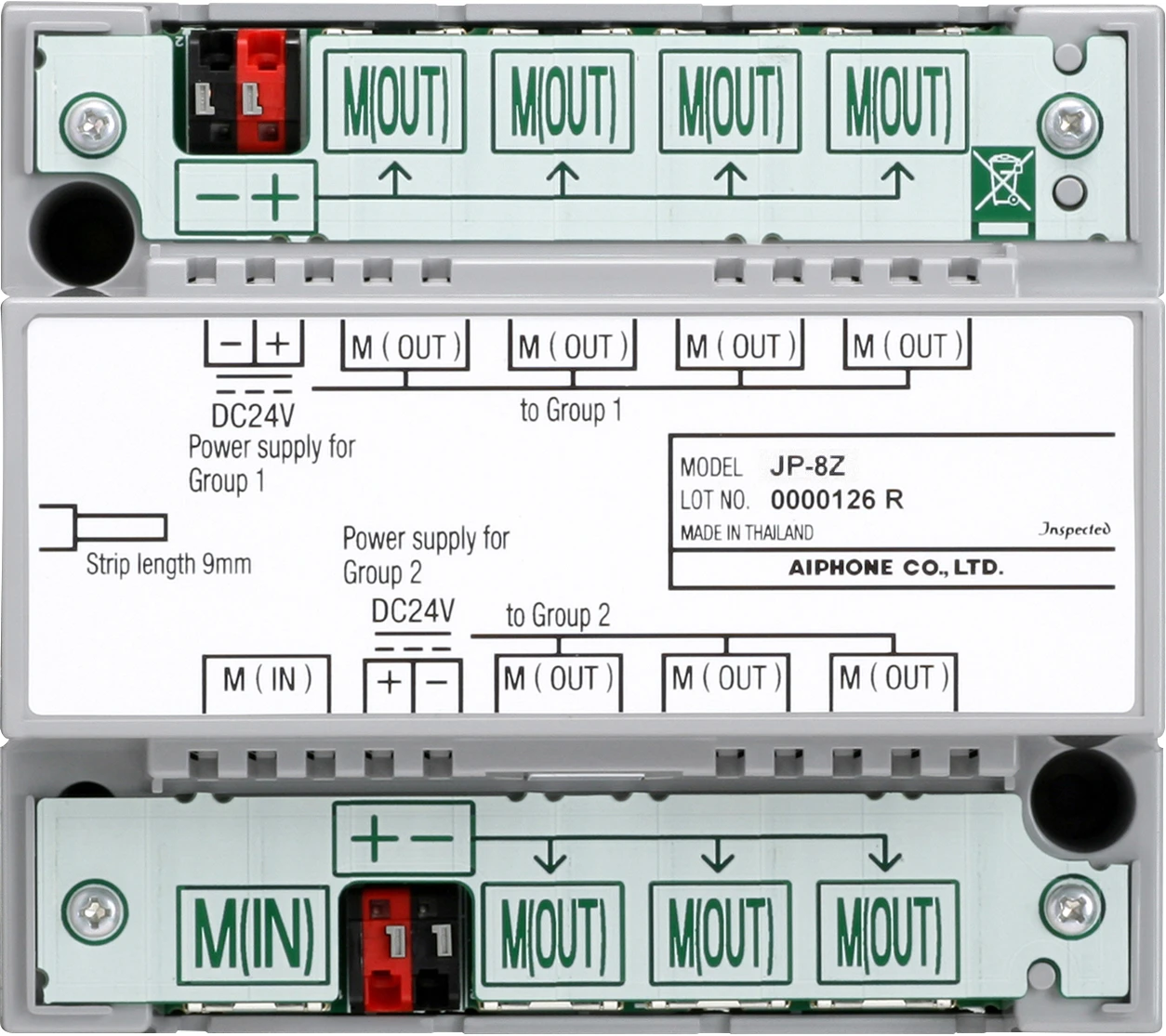 Aiphone JP Series 8 Way Distributor