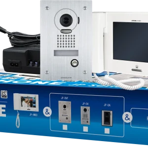 Aiphone 1to1 Colour Kit FLUSH 1 X JPDVF Flush Vandal Ssteel Door Station 1 X JP4MED Picture Memory Master Monitor