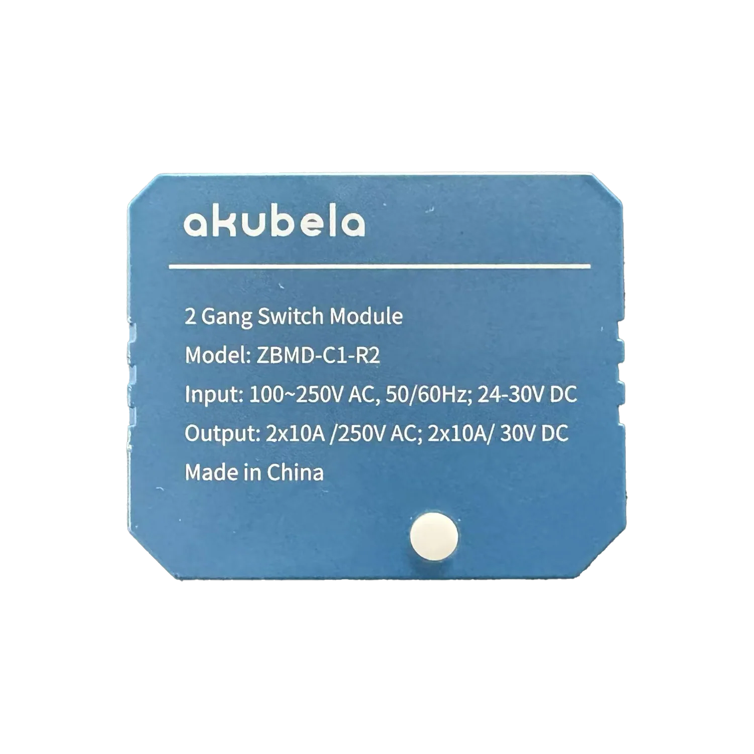 Akubela 2 gang Zigbee switch module