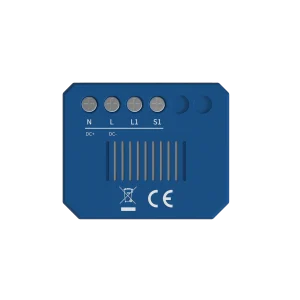 Alternative view of Akubela 1 gang Zigbee switch module